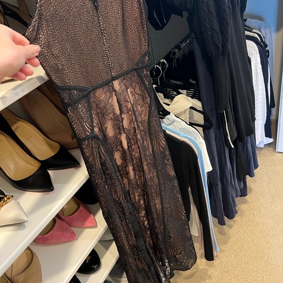 By Anthropologie Black Lace Dress - Picture 7 of 9